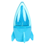 Ластик+точилка "Ракета" 8 см, 1 отверстие, 4 цвета микс, С-40500