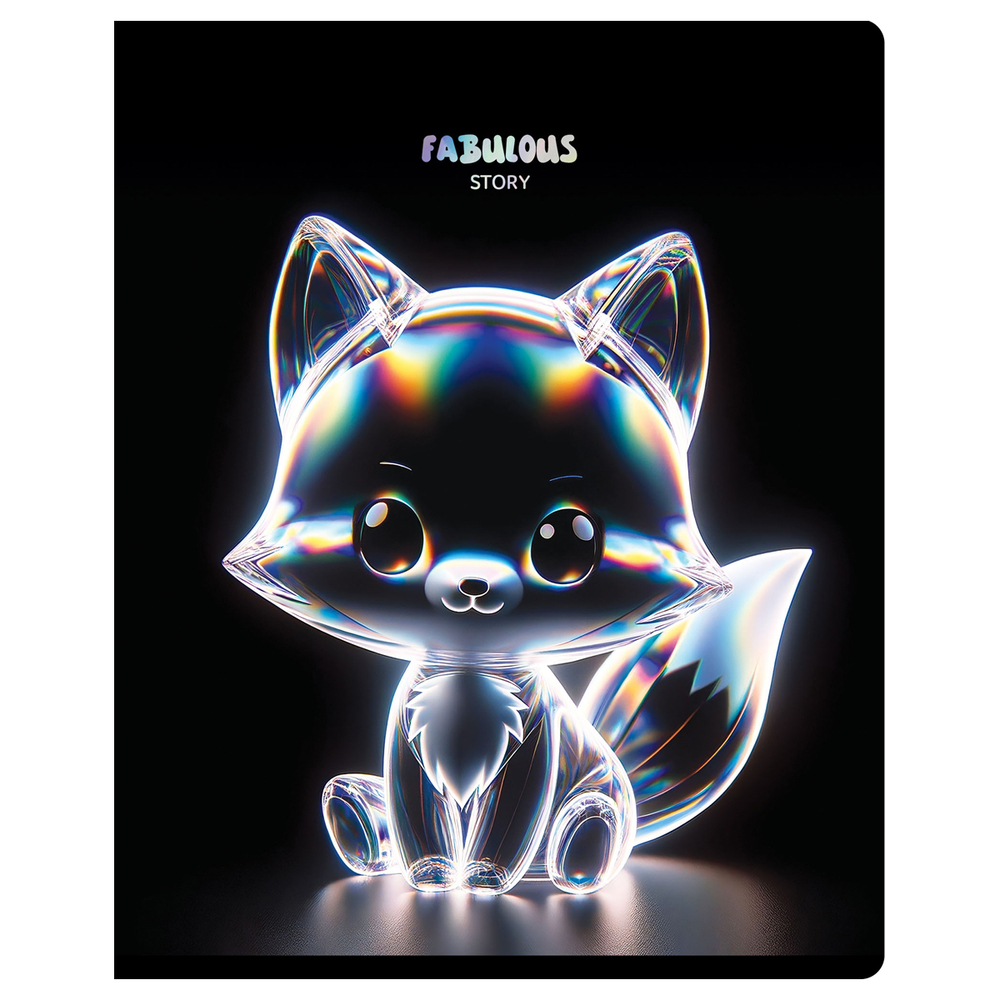 Тетрадь 48л., А5, клетка BG "Glow", тиснение фольгой Т5ск48_тф 60332