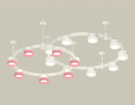 Ambrella Комплект подвесного светильника Techno Ring с композитным хрусталем Traditional DIY XR92211210