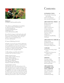 Practical Guide to Pruning, Training and Topiary