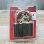 Замок навесной 100мм*80мм 3 ключа Чезам (Орёл), ВС3-80А