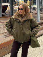 Парка оливковый