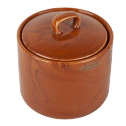 Сахарница "Wooden Grain" v=330мл (фарфор) (индивидуальная упаковка)