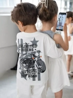 Белый лонгслив оверсайз для школы