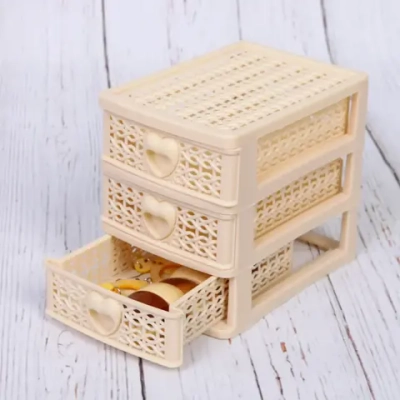 Комод малый «ПАЛЕРМО», цвет бежевый, 3 отделения, 13*9*11,5см