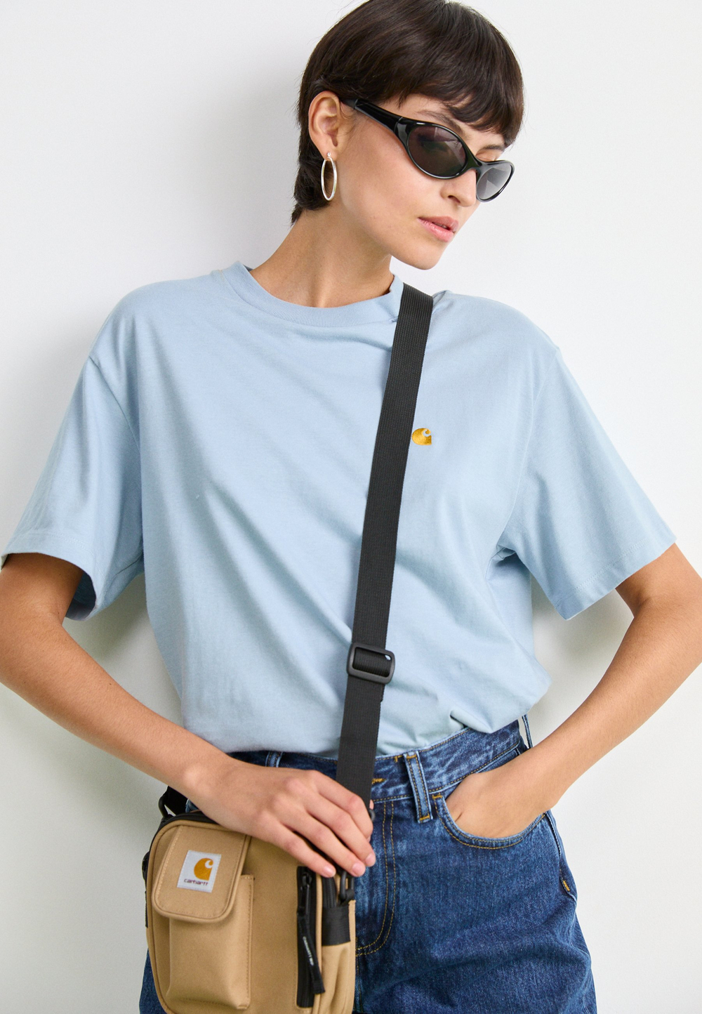 Carhartt WIP NOXON - Прямые джинсы - Синий