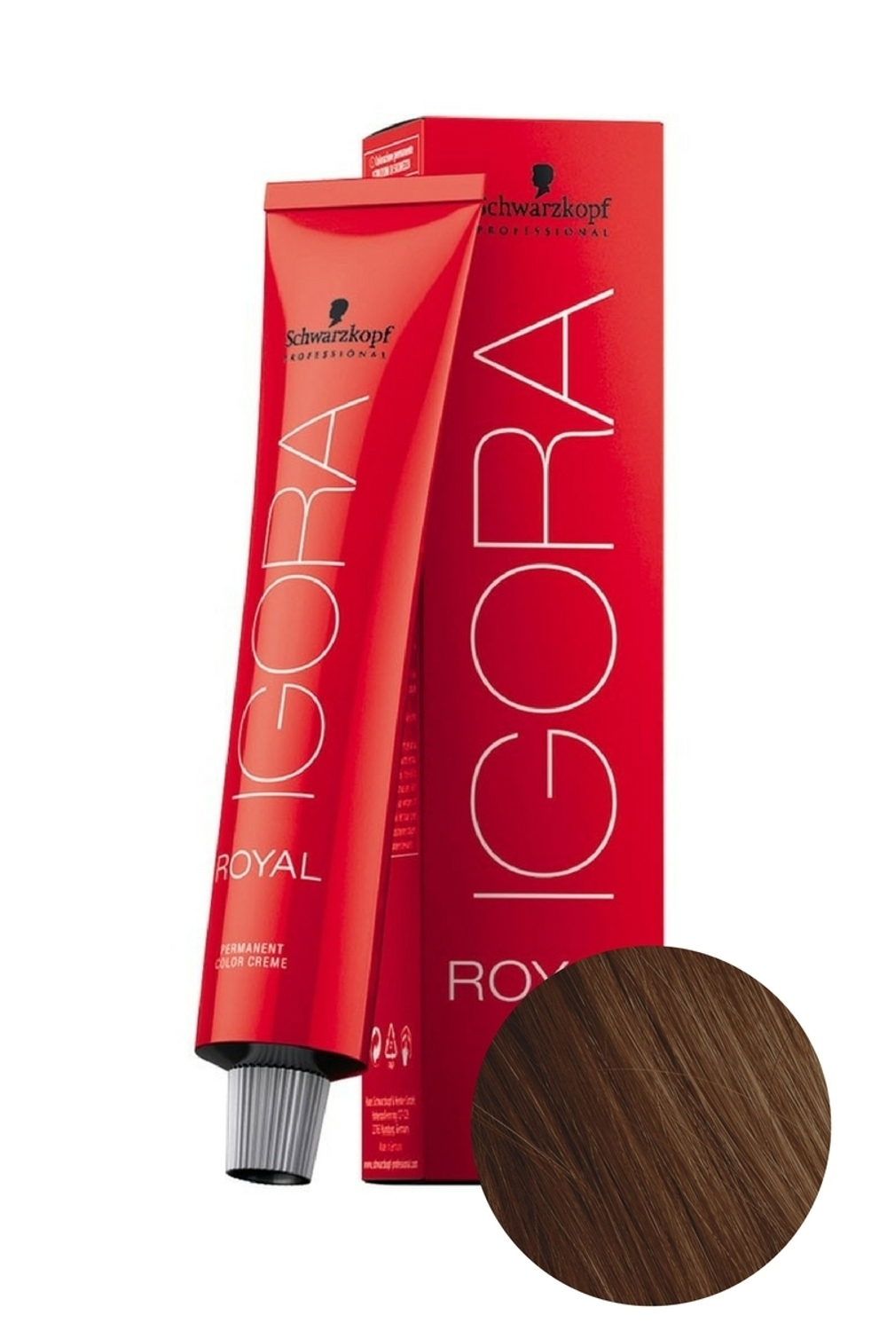 Краска для волос Igora Royal 7-17 Средний русый сандрэ медный, Schwarzkopf Professional, 60 мл