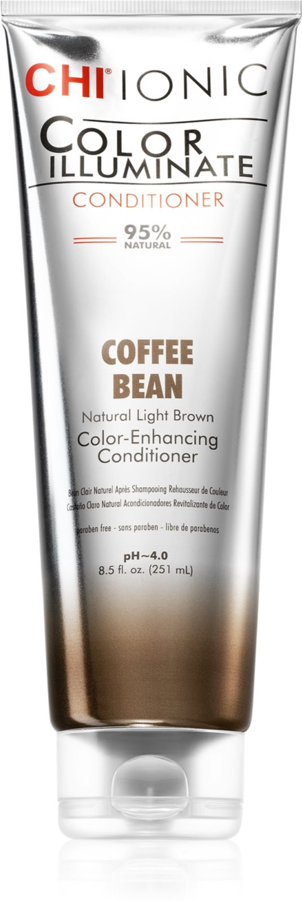 CHI Color Illuminate - тонирующий кондиционер для натуральных и окрашенных волос /  Coffee Bean 251  ml  / GTIN 633911774069