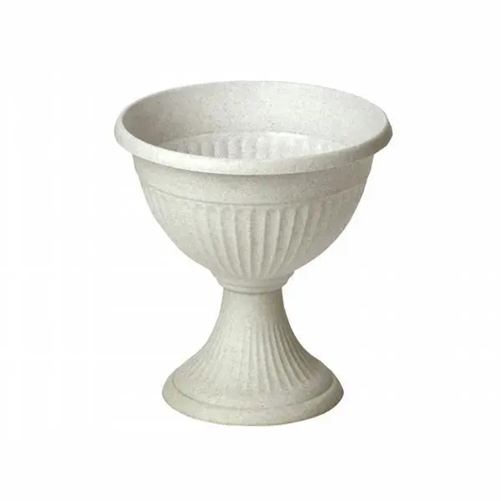 Кашпо-вазон ЛИВИЯ D370мм 11,8л низкий Мраморный 0,37,37х0,37м (комплект 5 шт)