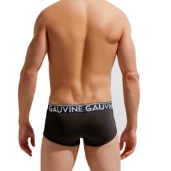 Мужские трусы хипсы черные GAUVINE 3005