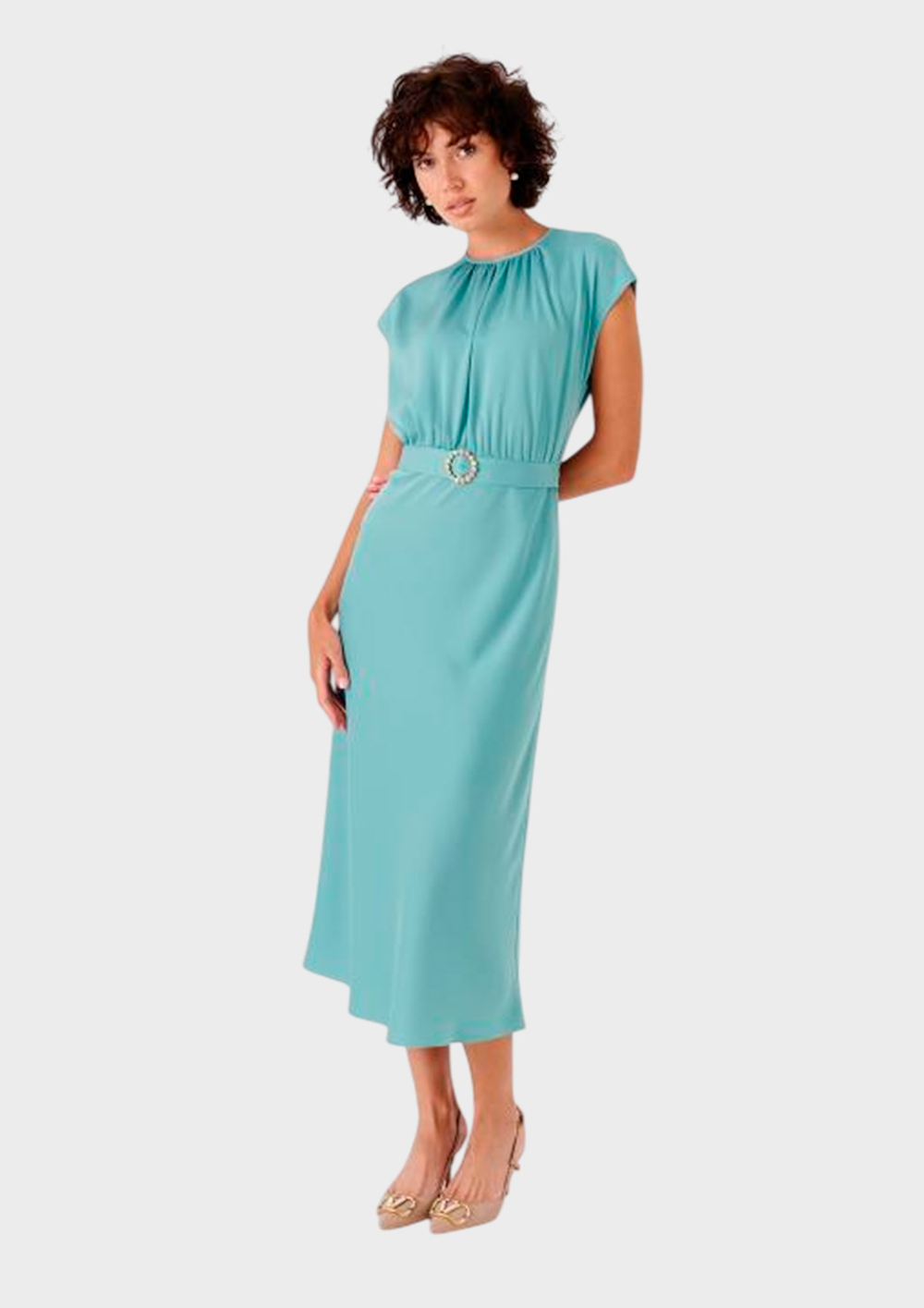 Платье с поясом NOCHE MIO