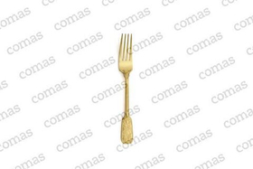 Вилка десертная, золото