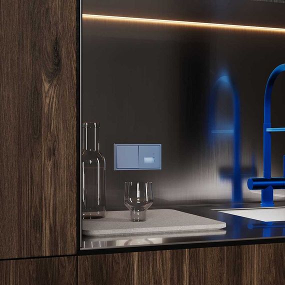 Накладка для подсветки светодиодной с датчиком, S70 (деним) Voltum VLS002415