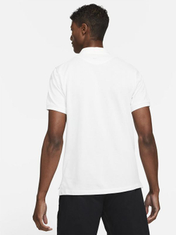 Мужское поло теннисное Nike Polo Slam Slim M - white/white