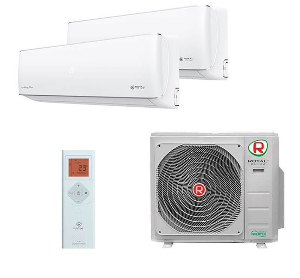 Мульти сплит-система Royal Clima на 2 комнаты (20+20 кв.м.) серия PRESTIGIO
