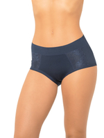 Трусы-макси из мягкого бамбукового полотна (Размер: XXXL) (Цвет: темно-синий)