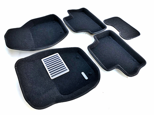 Коврики салона для VOLVO XC 60 (2008-2017) / S 60 (2010-2017) Euromat 3D Lux черные. Арт. EM3D-005505