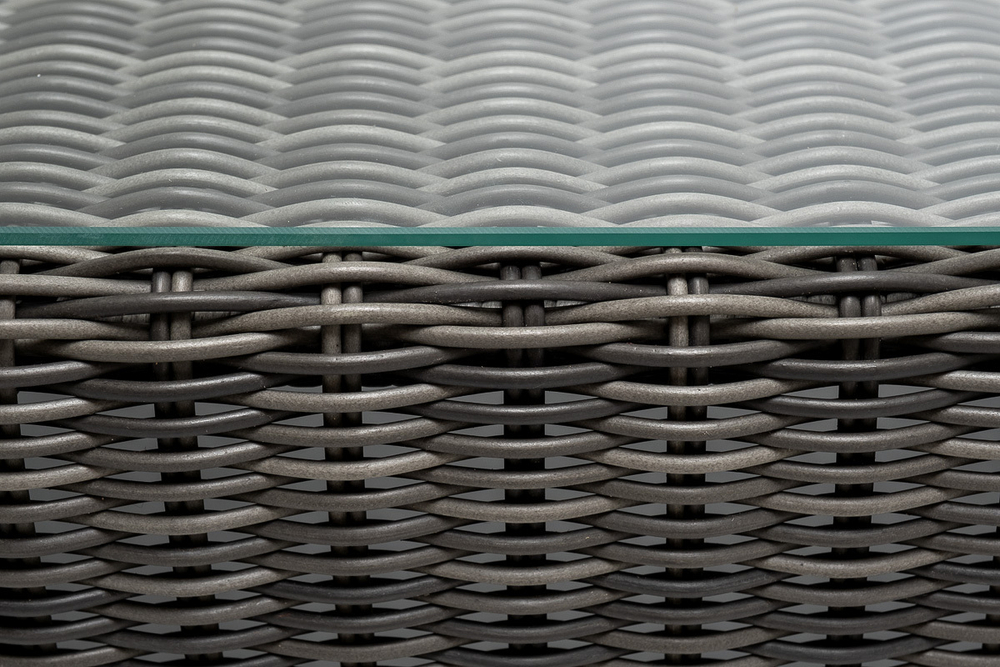 "Боно" лаунж-зона из искусственного ротанга, цвет графит