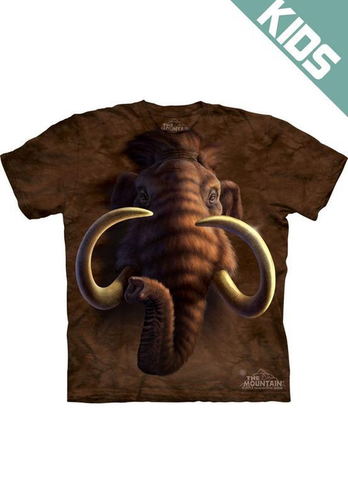 Футболка детская Mountain с изображением мамонта - Mammoth Head