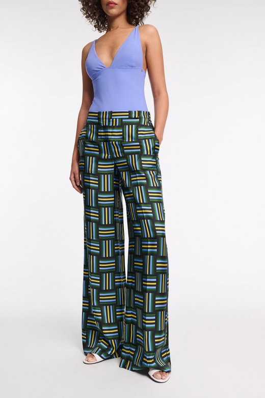 Брюки из шелка