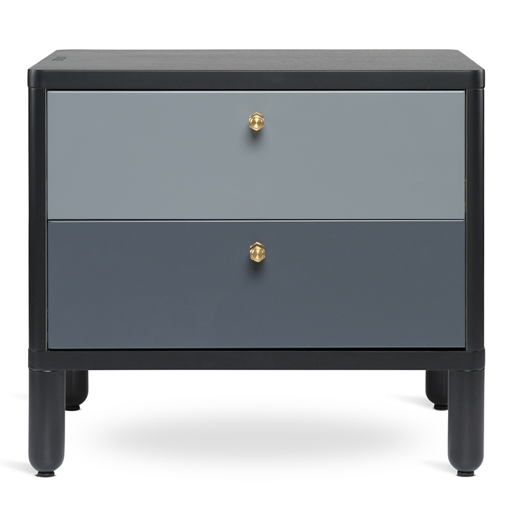 Тумба прикроватная saga, hordur, 55х40х50 см, черная