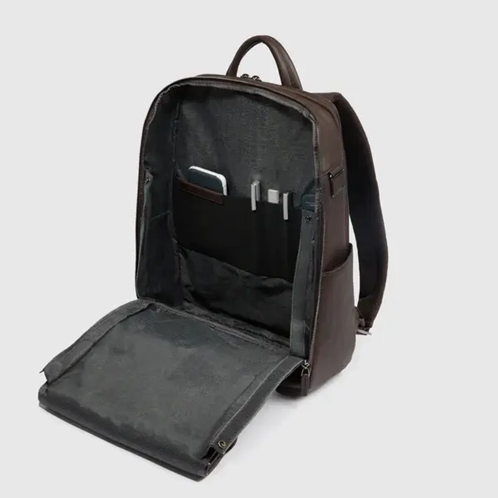 Рюкзак для ноутбука Piquadro Black Square/Tobacco
