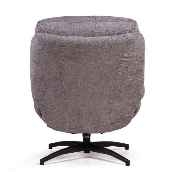 Кресло-качалка с оттоманкой Magnus, серое