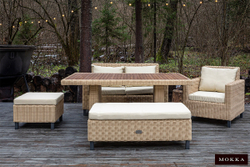 MOKKA BELLA диван 2-х местный, соломенный