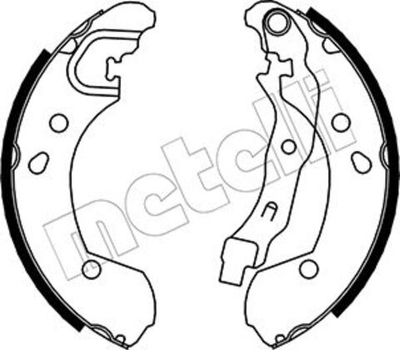 METELLI - 530290-MEE - Brake Shoe Set