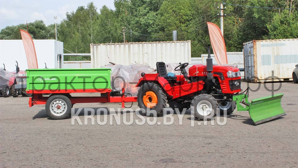 Прицеп Kerland | Керланд П-3210 с ПСМ к трактору (самосвальный)