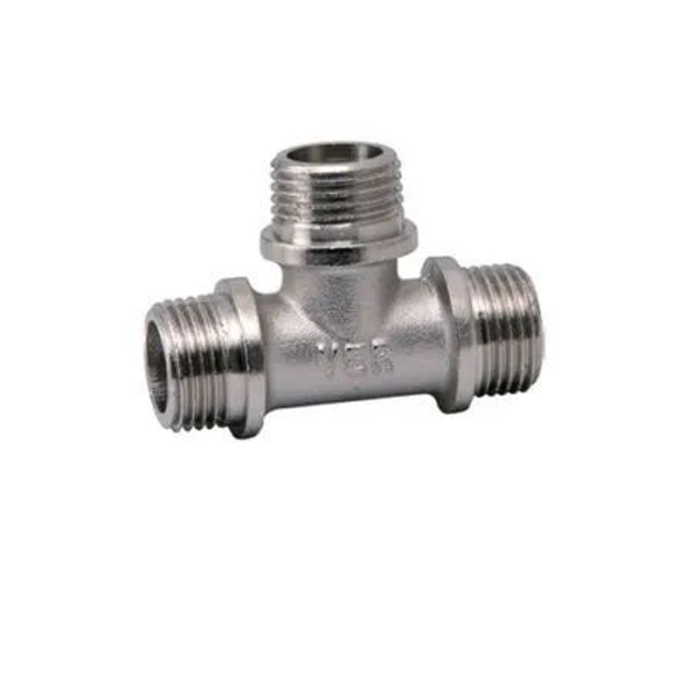 Тройник 1/2 н-н-н никелированный