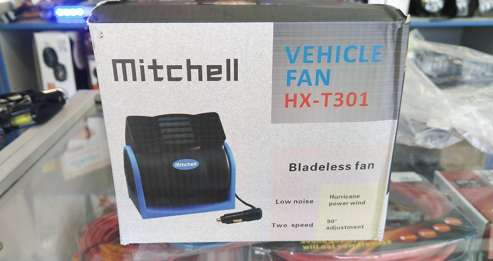 Авто вентилятор Mitchell HX-T301, 12V ( автовентилятор 12 в v )