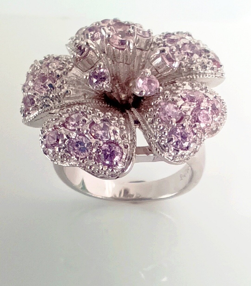 Кольцо ювелирное Эстерелла, серебро 925 пробы, с фианитами/Ф