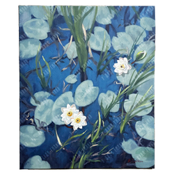 Бровкин М. (р. 1969) Лилии. Холст, масло. Россия, 2023 г.