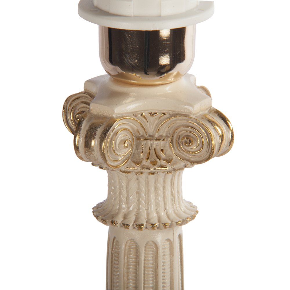 Настольная лампа Колонна Испанская Айвори Тюссо Мурена