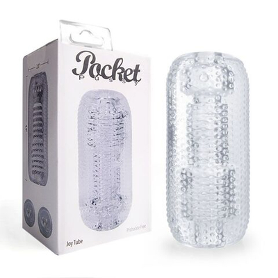 Прозрачный мастурбатор Joy Tube (Цвет: прозрачный)