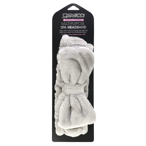 Giovanni, универсальная повязка для волос для спа-салона, серый, 1 шт.