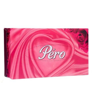 Салфетка V-сложение 20х20(2 сл.) в коробочке (100 л.) "Pero"