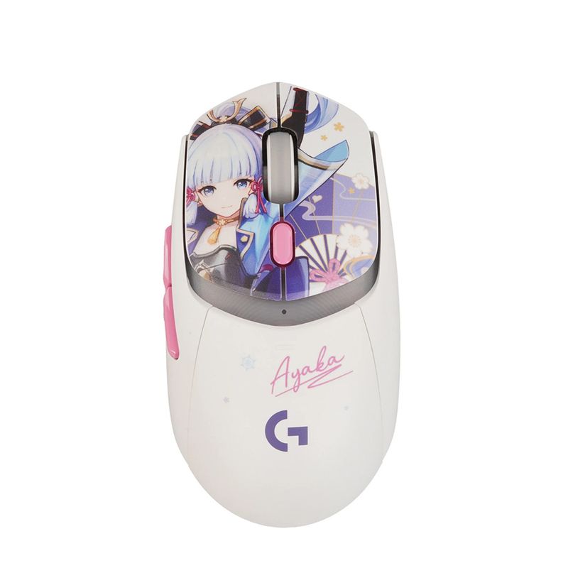 Мышь беспроводная Logitech G309 LIGHTSPEED Ayaka Special Edition белый, розовый