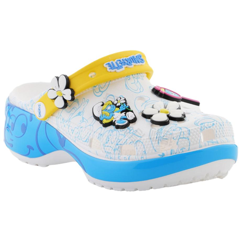 Crocs Smurfs Platform Clog (Женская размерная сетка)