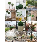 Искусственное растение шар «Самшит» салатовый D-16см Ultramarine