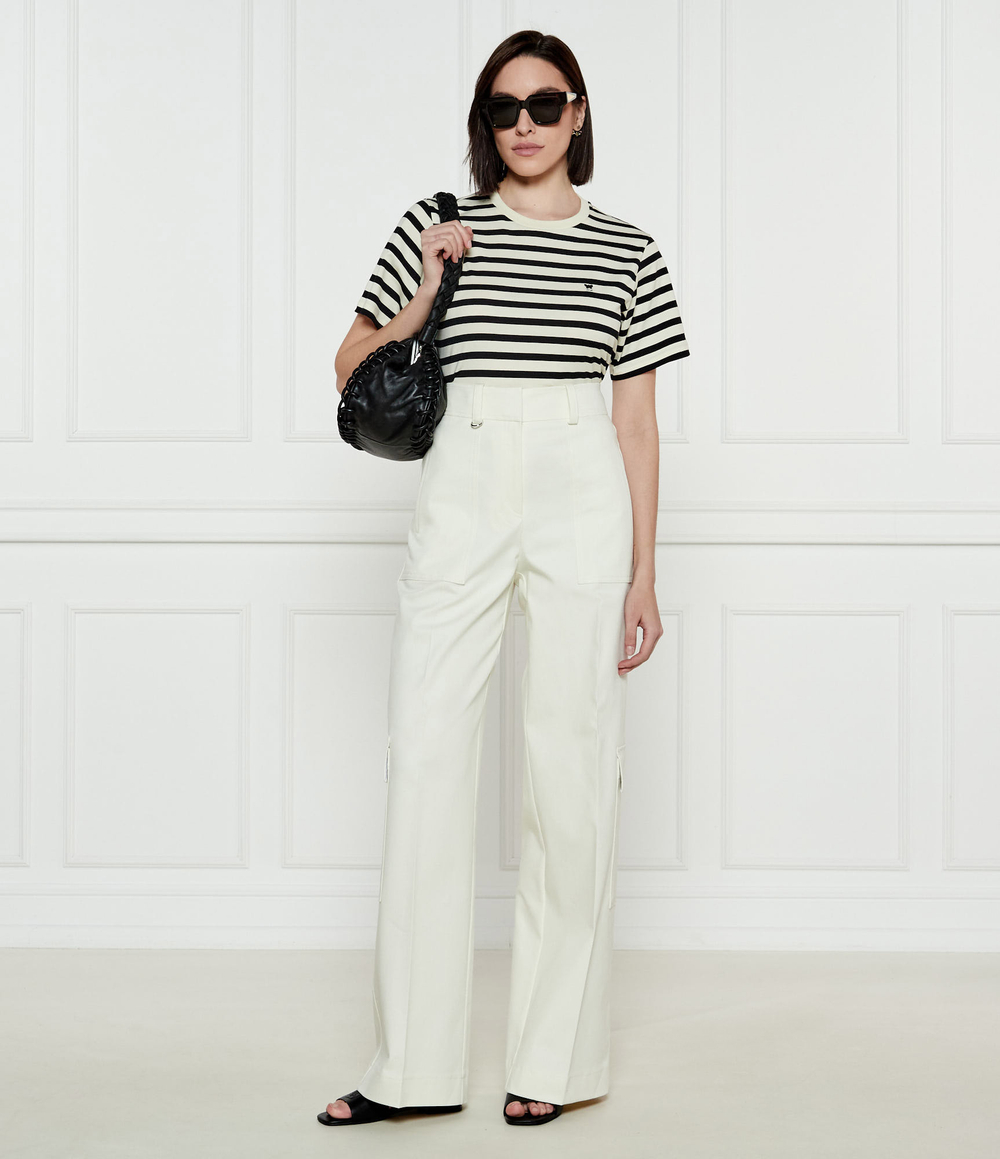 Брюки карго Teneria BOSS BLACK - экрю(50533234)