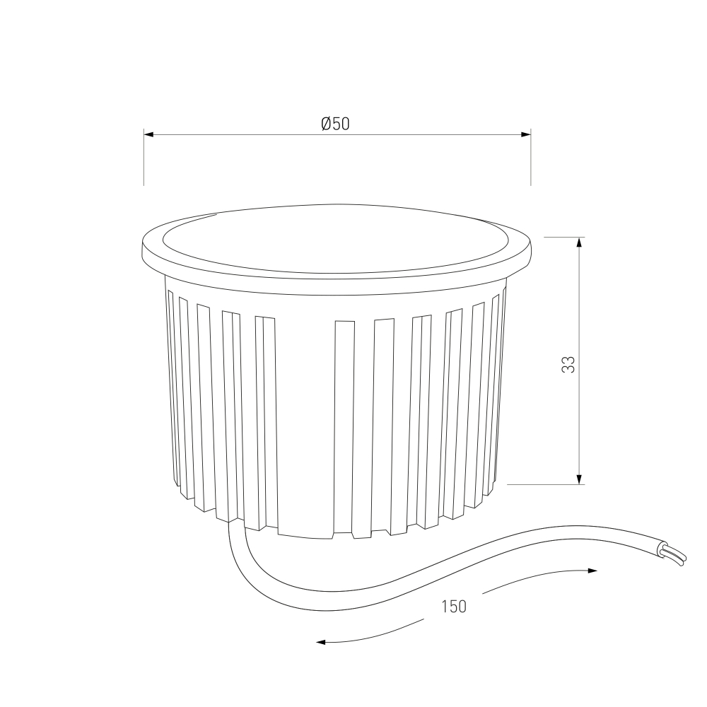 Умный светодиодный модуль 7W 2700-6500K 113° CCT+DIM (BMGU1005) BMGU1005