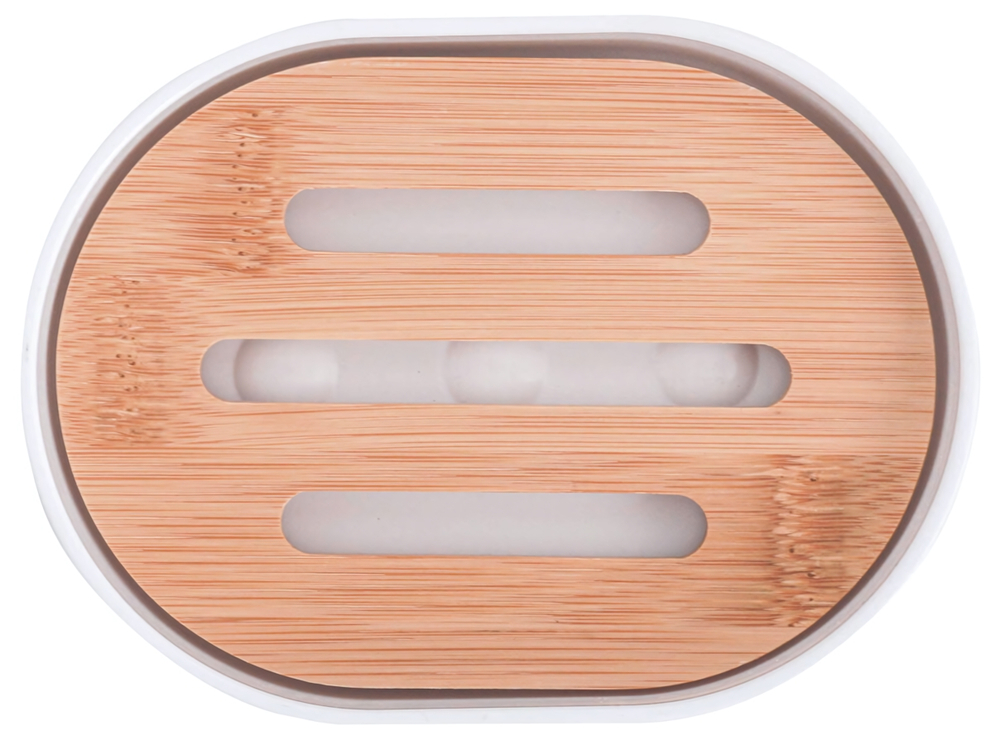 Мыльница "Бамбук" (белый)