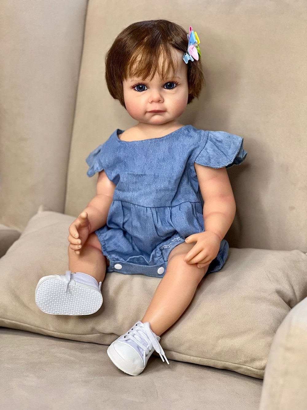 Кукла Реборн виниловая 55см в пакете (FA-039)