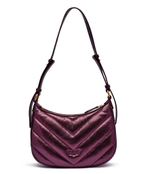 Кожаная сумка хобо HALF MOON MINI Pinko - фиолетовый(102790 A1RO)