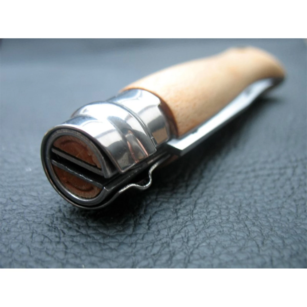 Нож Opinel №7, нержавеющая сталь, бук, блистер