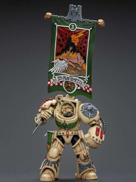 Фигурка Warhammer 40K Dark Angels Deathwing Ancient with Company Banner 1:18
