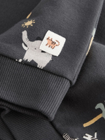 Толстовка и легинсы в комплекте для мальчика Next 609-620, Темно-серый, Кирпичный